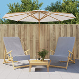 Vidaxl strandhanddoeken 2 st 400 g m² 60x135 cm stof grijs