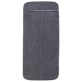 Vidaxl strandhanddoeken 2 st 400 g m² 75x200 cm stof antracietkleurig
