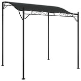 VidaXL Luifel 2x2,3 m 180 g m² stof en staal antracietkleurig