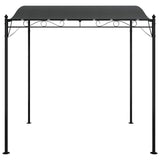 VidaXL Luifel 2x2,3 m 180 g m² stof en staal antracietkleurig