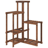 VidaXL Plantenstandaard 62,5x61,5x101,5 cm massief vurenhout