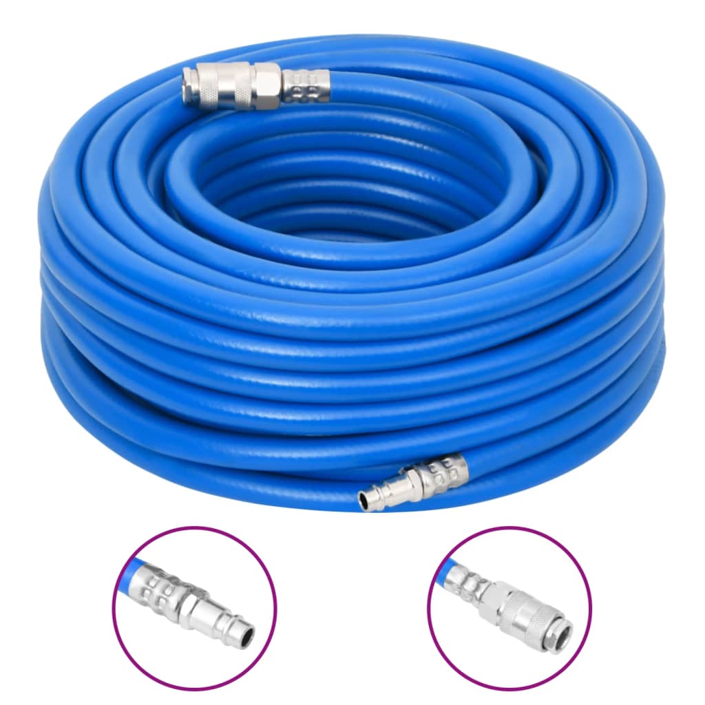 Vidaxl luchtslang 0,7'' 10 m pvc blauw