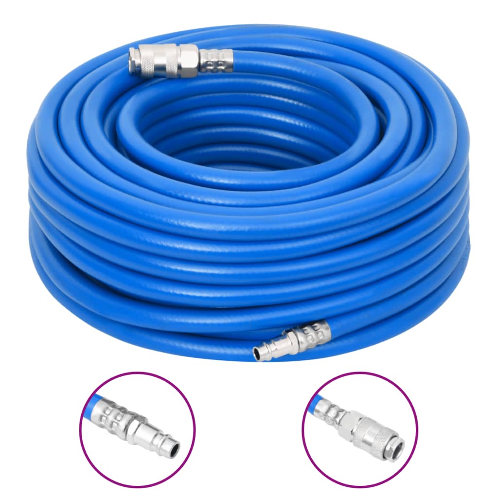 Vidaxl luchtslang 0,7'' 20 m pvc blauw