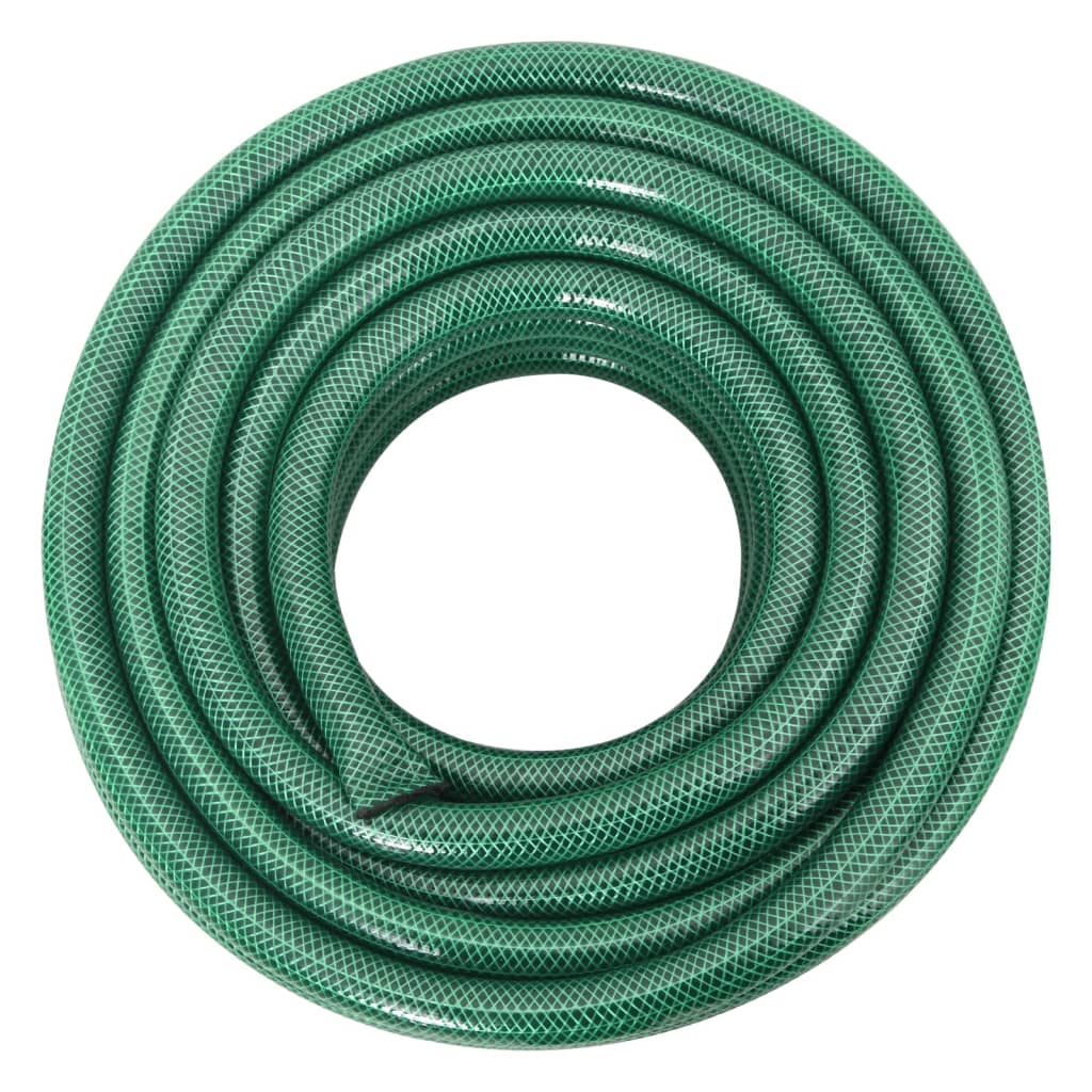 Vidaxl tuinslang met koppelingsset 0,75'' 20 m pvc groen