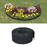 Vidaxl tuinrand 10 m 20 cm polyetheen zwart