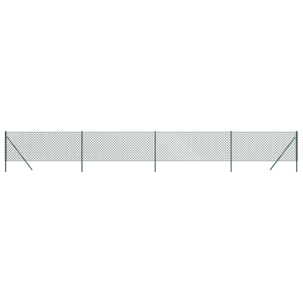 Vidaxl gaashek 0,8x10 m groen