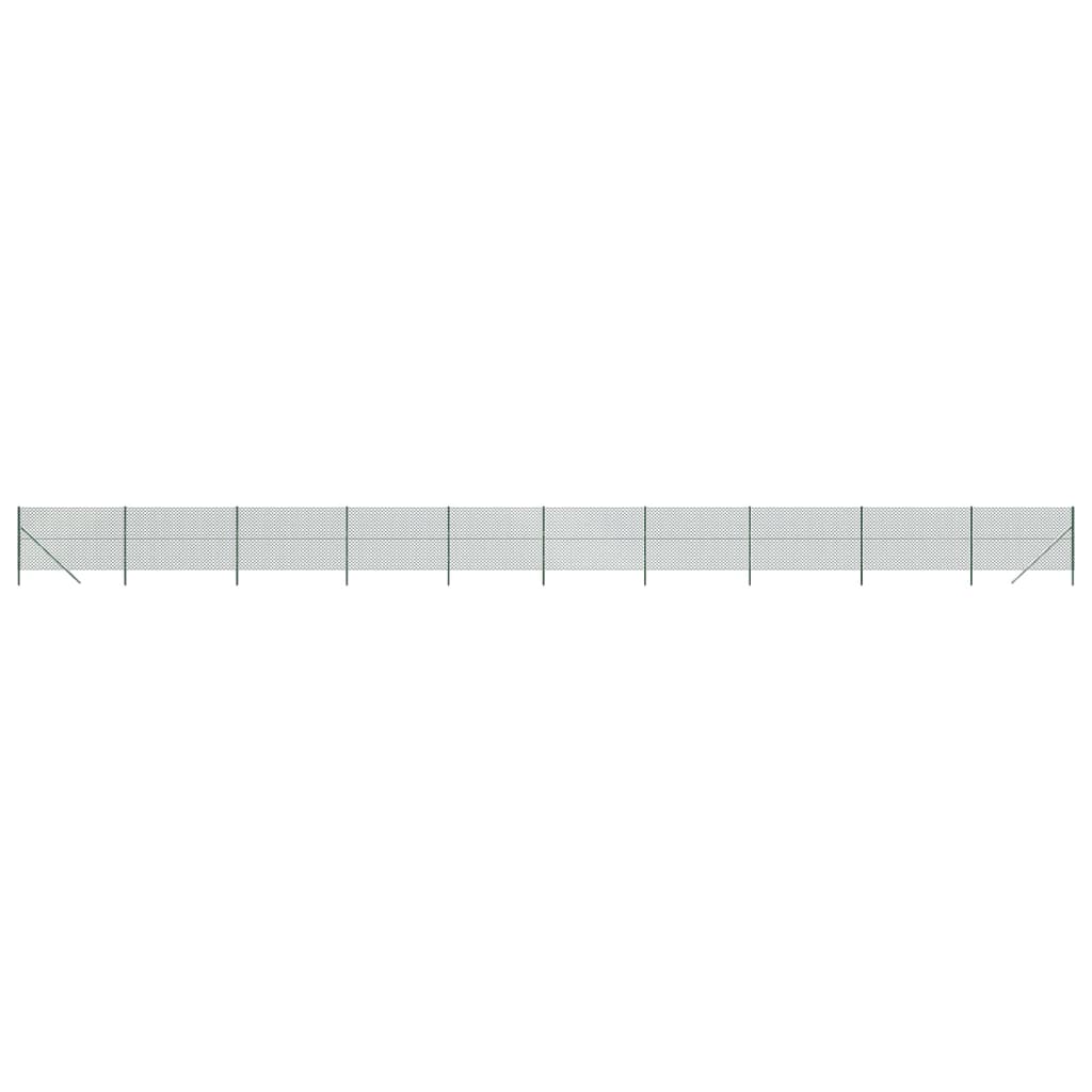 VidaXL Gaashek 1,6x25 m groen