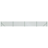 Vidaxl gaashek met flens 0,8x10 m groen