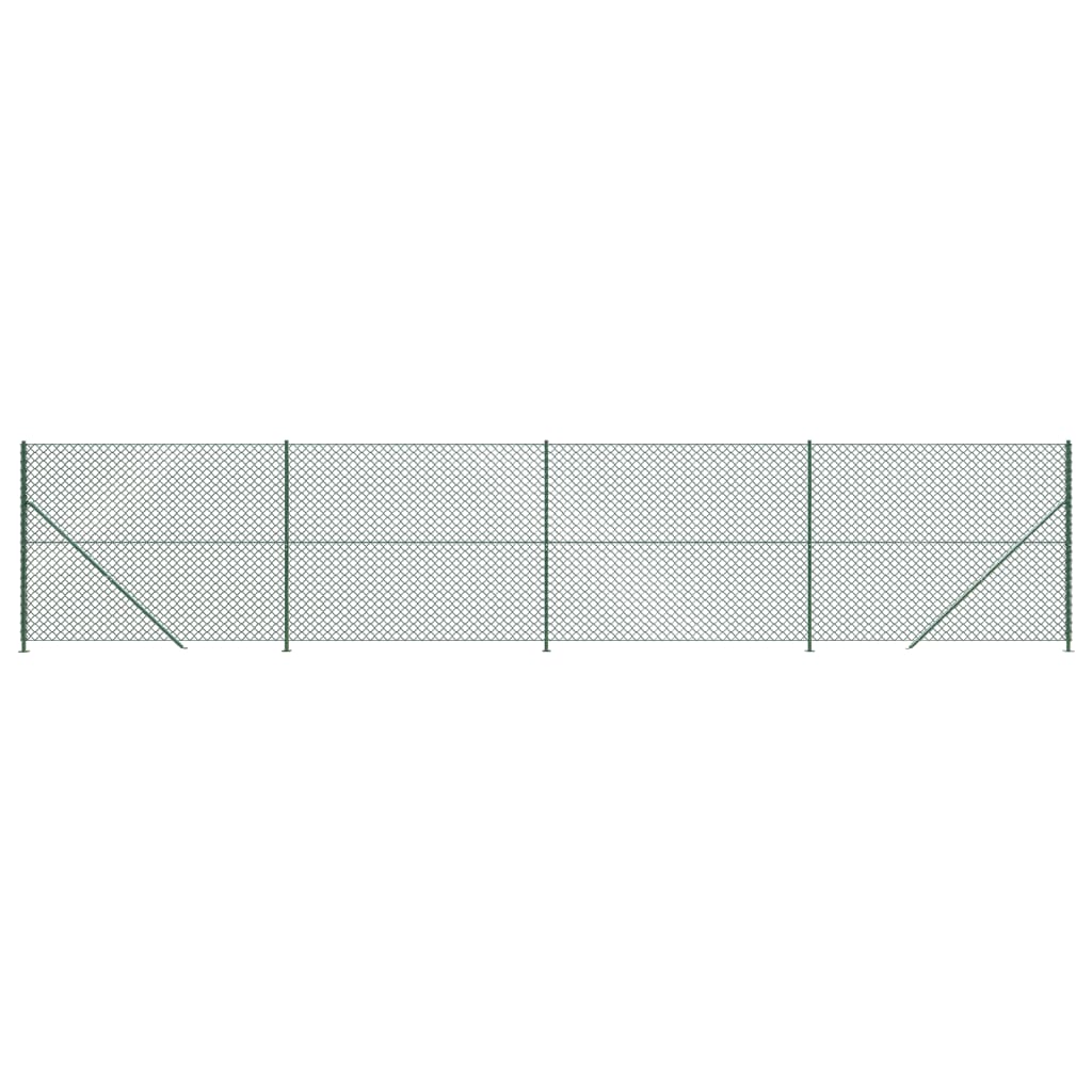 Vidaxl gaashek met flens 1,8x10 m groen