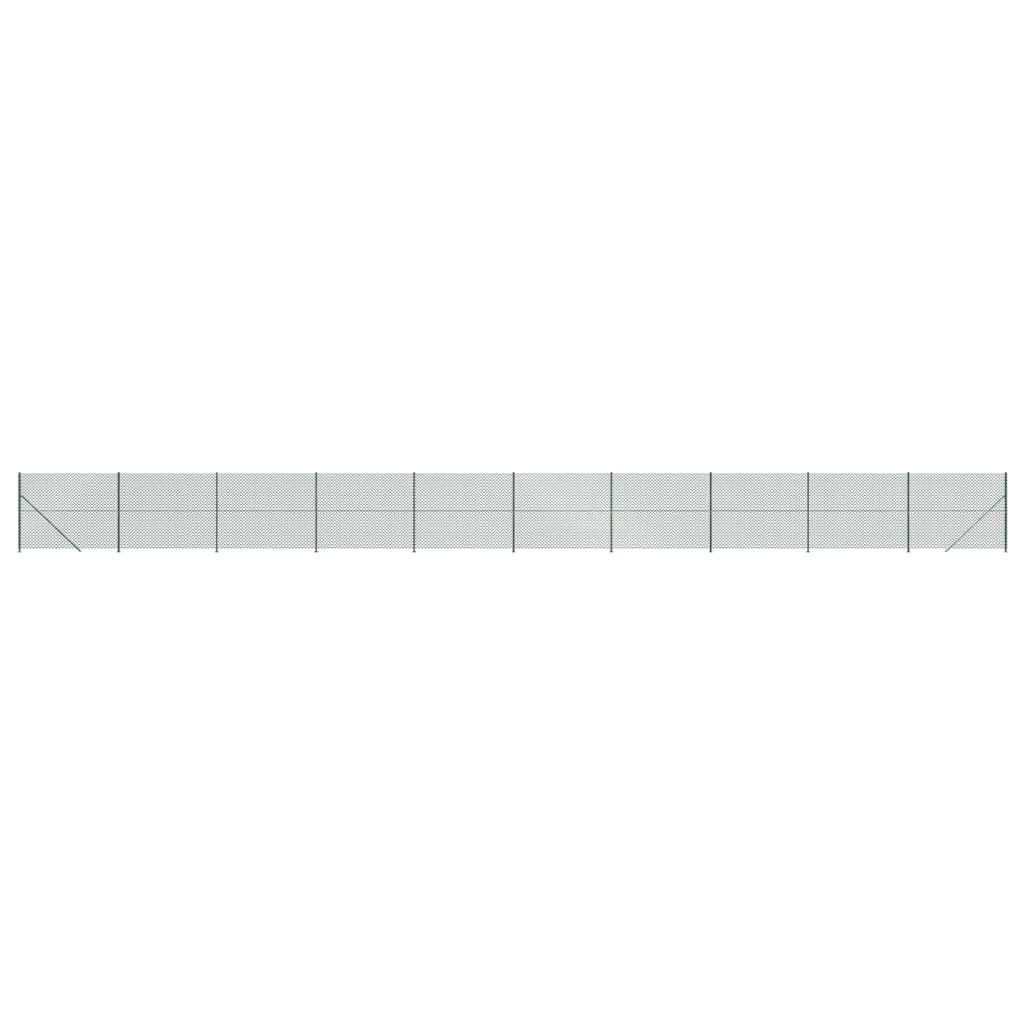 VidaXL Gaashek met flens 1,8x25m groen