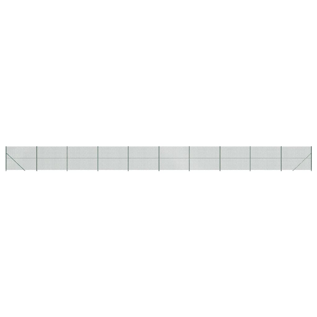 VidaXL Gaashek met flens 2,2x25m groen