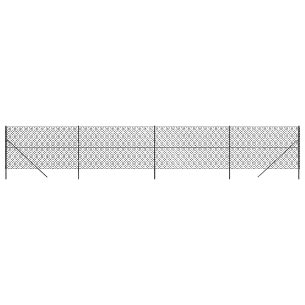 Vidaxl gaashek 1,8x10m antracietkleurig