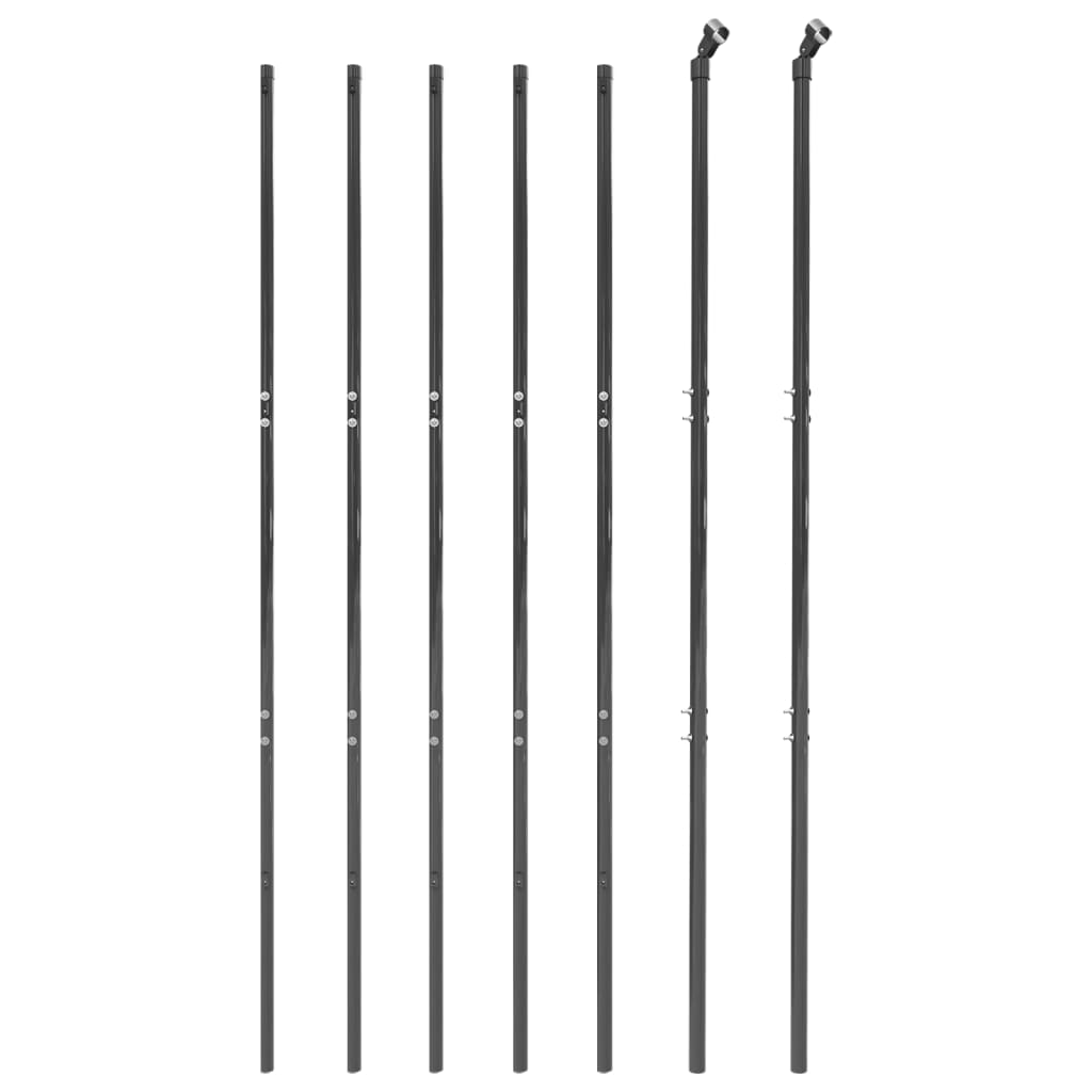 Vidaxl gaashek 2,2x10m antracietkleurig