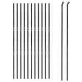 VidaXL Gaashek 1,6x25m antracietkleurig