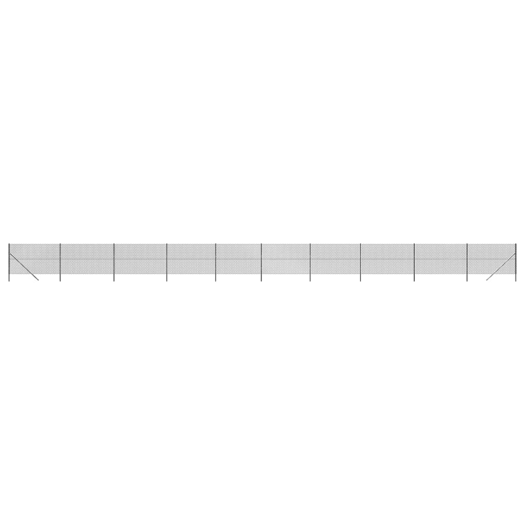 VidaXL Gaashek 2,2x25m antracietkleurig