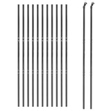 VidaXL Gaashek 2,2x25m antracietkleurig