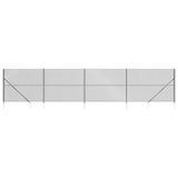 Vidaxl gaashek met grondankers 1,8x10 m antracietkleurig