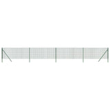 Vidaxl draadgaashek 0,8x10 m gegalvaniseerd staal groen