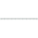 Vidaxl draadgaashek 0,8x25 m gegalvaniseerd staal groen
