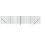 Vidaxl draadgaashek 1,6x10 m gegalvaniseerd staal groen