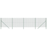 Vidaxl draadgaashek 1,8x10 m gegalvaniseerd staal groen