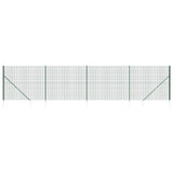 VidaXL Draadgaashek met grondankers 1,4x10 m groen