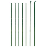 Vidaxl draadgaashek met grondankers 1,8x10 m groen