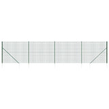 Vidaxl draadgaashek met grondankers 2x10 m groen