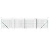 Vidaxl draadgaashek met grondankers 1,6x10 m groen