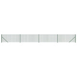 Vidaxl draadgaashek met flens 0,8x10 m groen