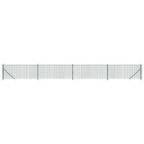 Vidaxl gaashek met flens 1x10 m groen