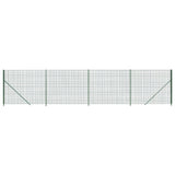Vidaxl draadgaashek met flens 1,6x10 m groen