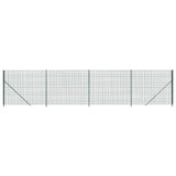 Vidaxl draadgaashek met flens 1,8x10 m groen