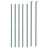 Vidaxl draadgaashek met flens 1,6x10 m groen