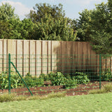 Vidaxl draadgaashek met flens 1,1x25 m groen