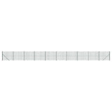 VidaXL Draadgaashek met flens 2,2x25 m groen