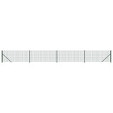Vidaxl gaashek met flens 1x10 m groen
