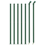 Vidaxl draadgaashek met flens 1,1x10 m groen