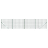 Vidaxl draadgaashek met flens 1,6x10 m groen