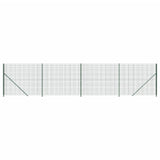 Vidaxl draadgaashek met flens 1,8x10 m groen