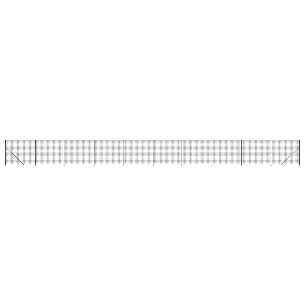 VidaXL Draadgaashek met flens 1,8x25 m groen