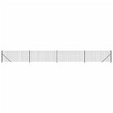 Vidaxl draadgaashek met flens 1x10 m antracietkleurig