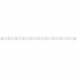 Vidaxl draadgaashek met flens 1,1x25 m antracietkleurig