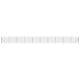 VidaXL Draadgaashek met flens 1,4x25 m antracietkleurig