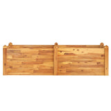 VidaXL Plantenbak verhoogd 160x60x44 cm massief acaciahout