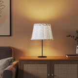 Vidaxl lampenkap ø30x20 cm wicker wit
