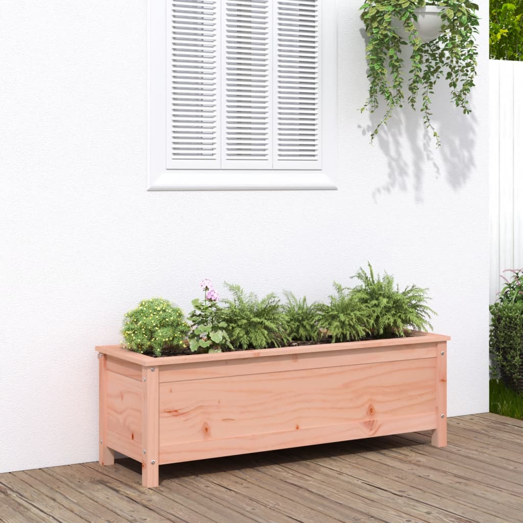 VidaXL Plantenbak verhoogd 119,5x40x39 cm massief douglashout