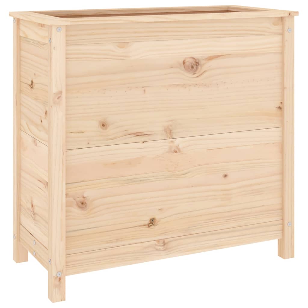 Vidaxl plantenbak 82,5x40x78 cm massief grenenhout