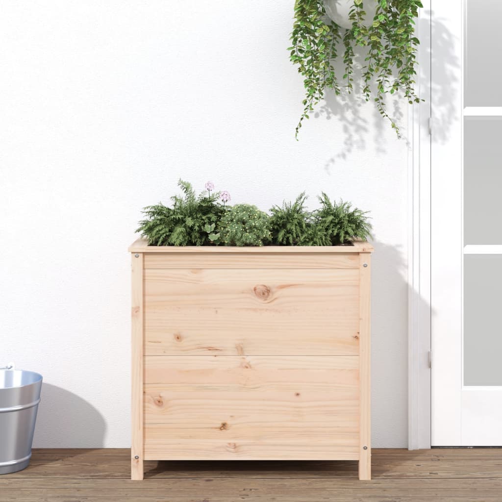 Vidaxl plantenbak 82,5x40x78 cm massief grenenhout