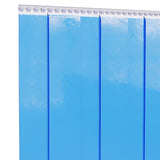 Vidaxl deurgordijn 200x1,6 mm 10 m pvc blauw